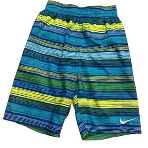 Boy's Nike Stripe Swim Trunks sz L